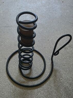 Vintage Courting Candle Primitive Candle Courting Candle Early American Spiral